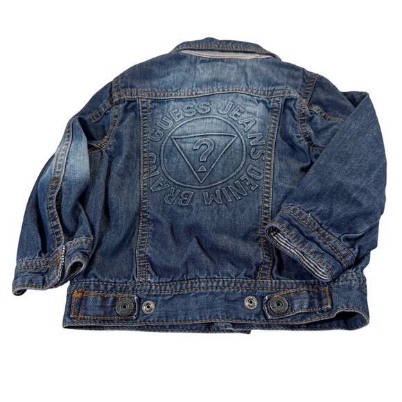GUESS Baby Girl 24M Denim Jacket 100% Cotton - Picture 5 of 5